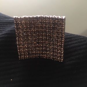 BLING RHINESTONE RING (adjustable).